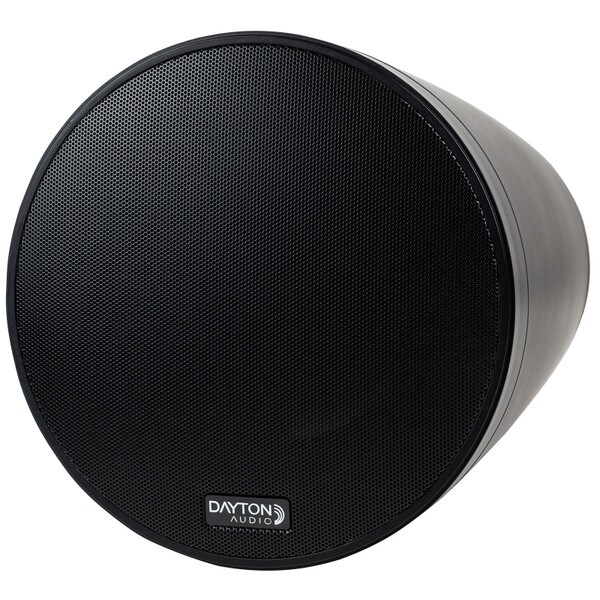 Main product image for Dayton Audio 6-1/2" Pendant/Landscape Speaker 70V/100V/8 Ohm Black WP60XTB310-094